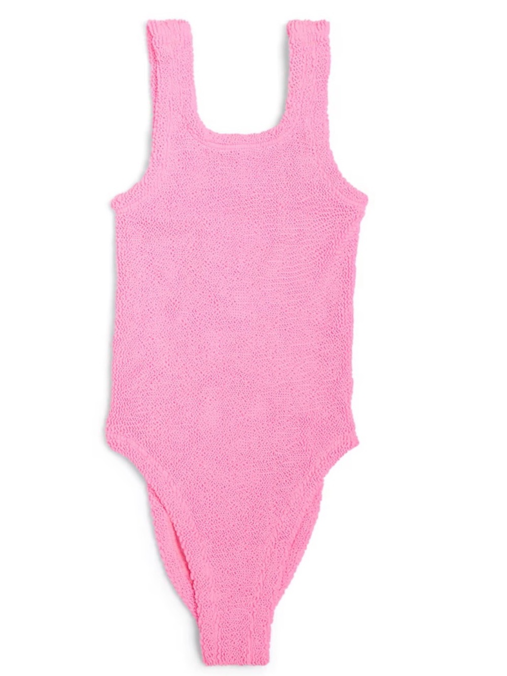 Hunza G Baby One-Piece Swimsuit, Bubblegum Pink, One Size: 2-6